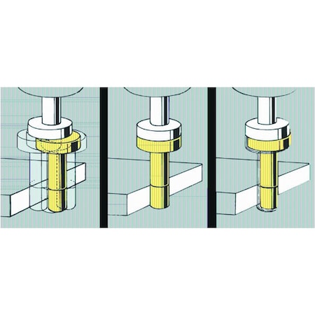 H & H Industrial Products 10 X 10mm Z-Type Edge Finder 4406-0047